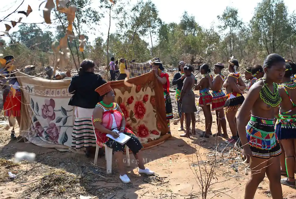Virginity testing ritual in South Africa