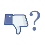 Facebook dislike - question mark
