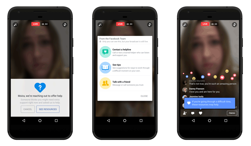 Facebook suicide prevention