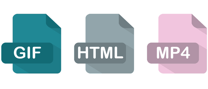 GIF - HTML - MP4