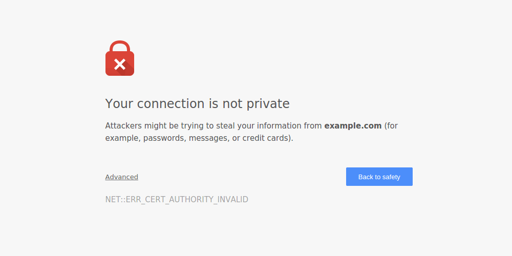 SSL error