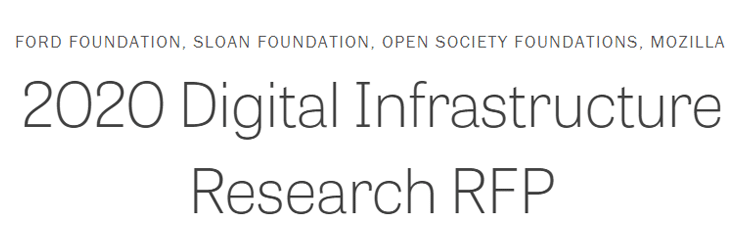2020 Digital Infrastructure Research RFP