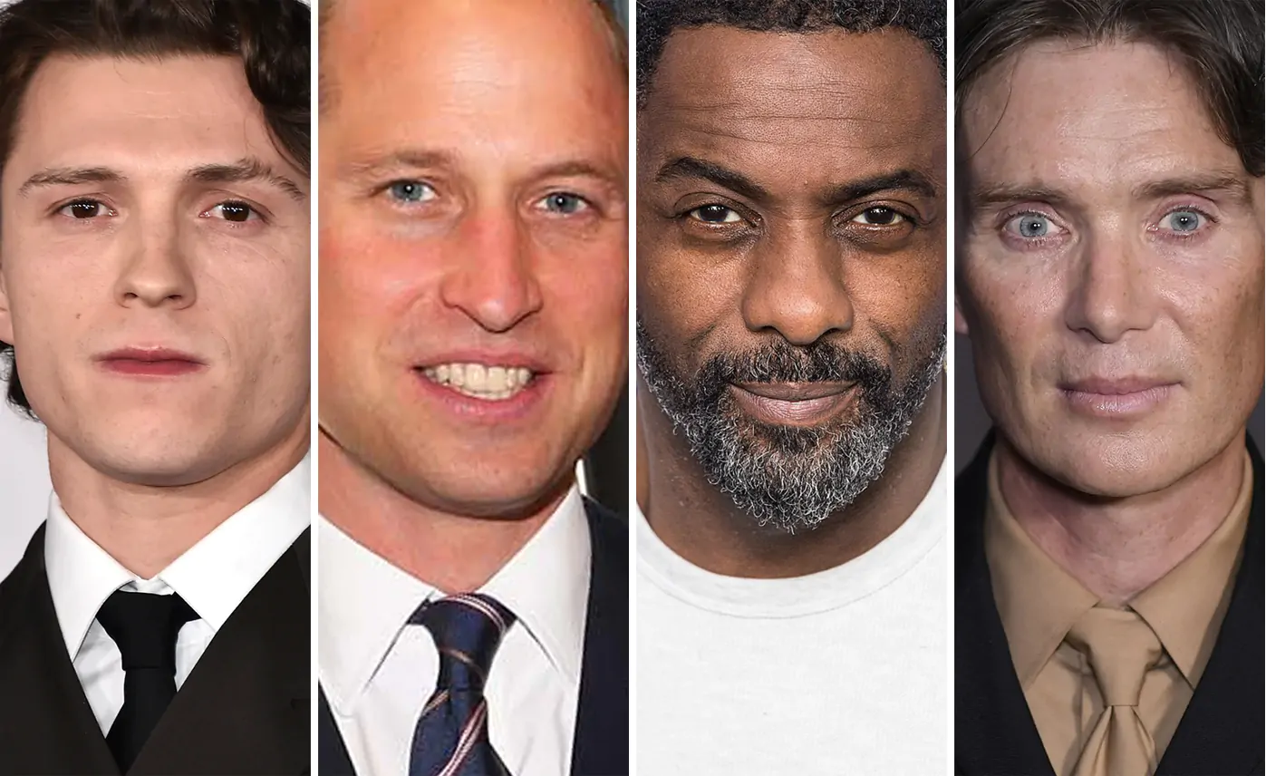 Tom Holland, Prince William, Idris Elba, Cillian Murphy
