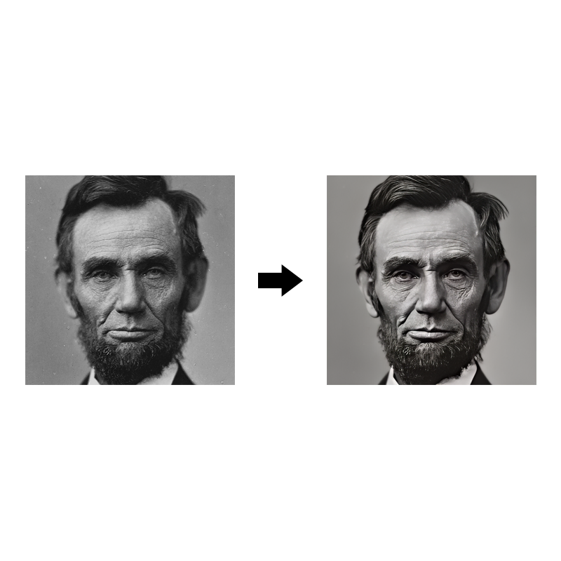 Abraham Lincoln, GFP-GAN