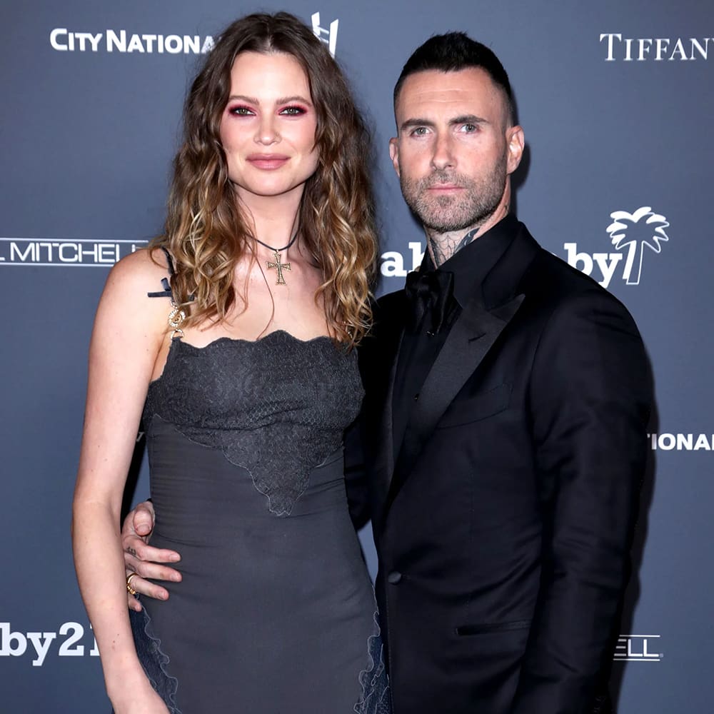 Behati Prinsloo and Maroon 5 lead Adam Levine