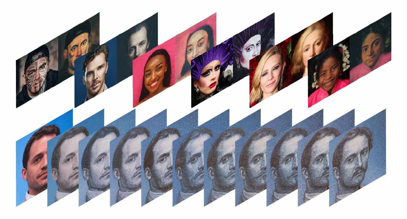 AI Portraits - GAN process