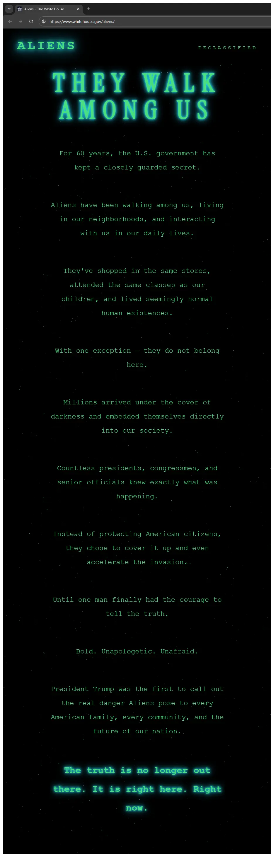 Aliens.gov