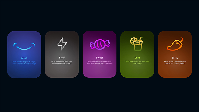 Amazon Alexa personalities