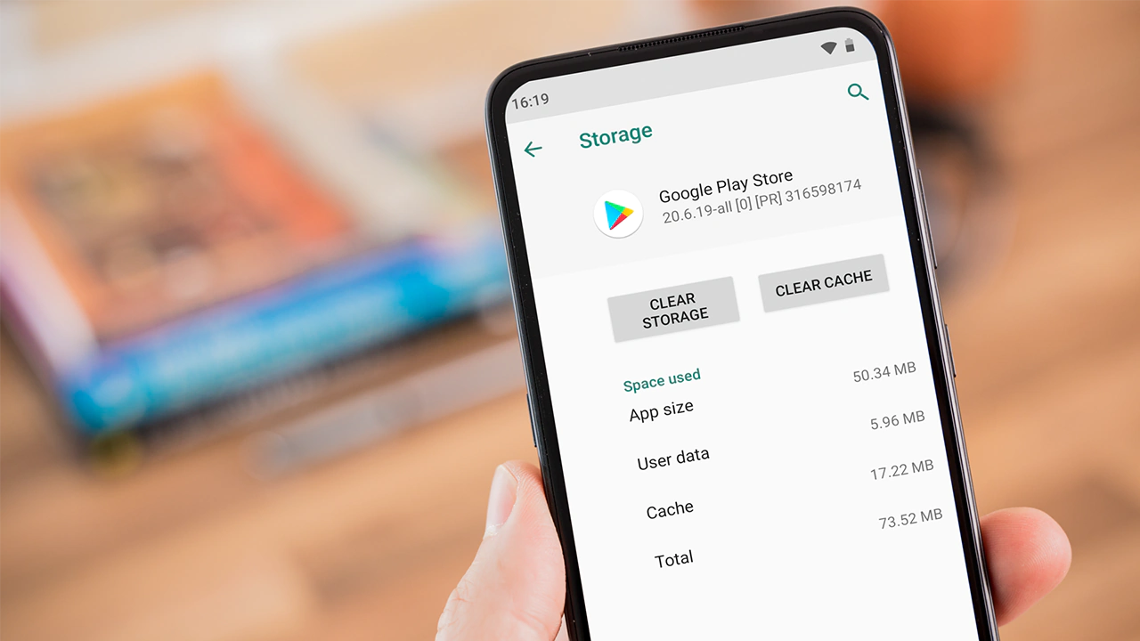 Android Clear Cache.