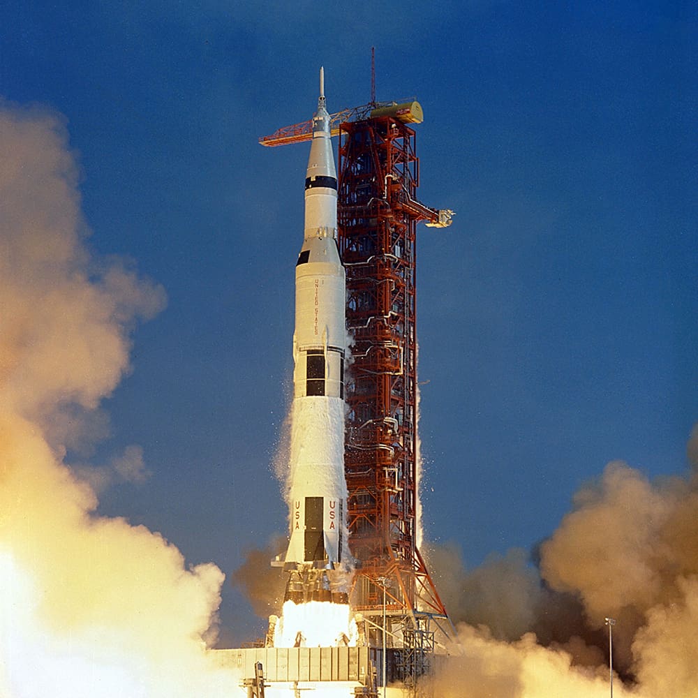 Apollo 11 Saturn V space vehicle