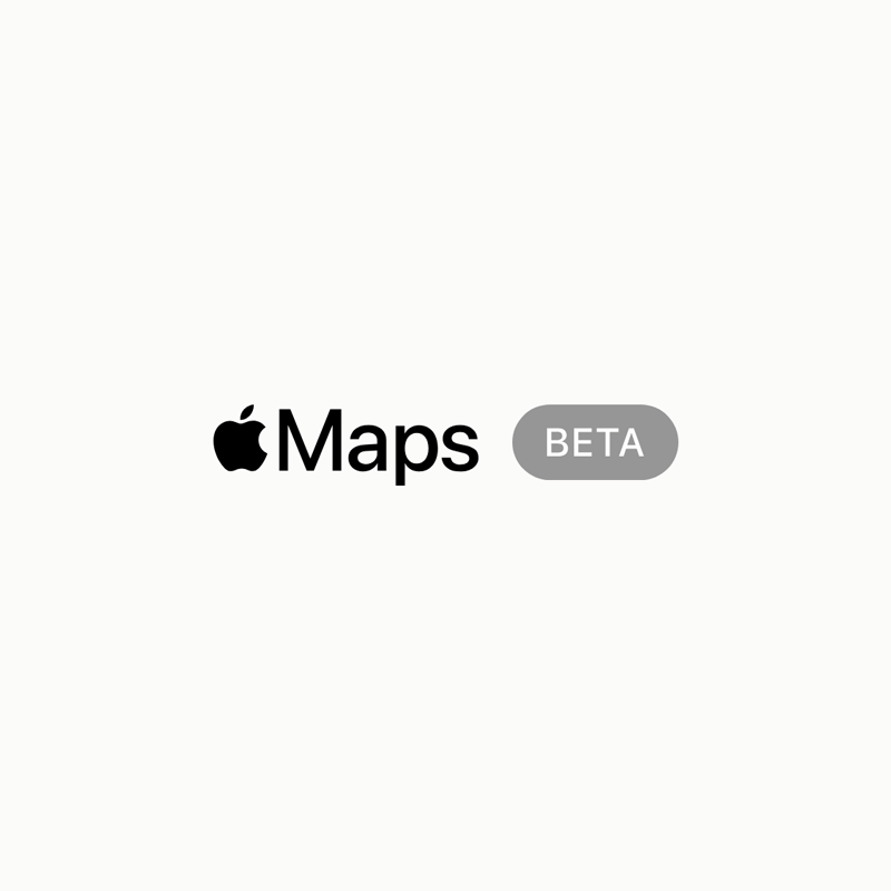 Apple Maps web, beta
