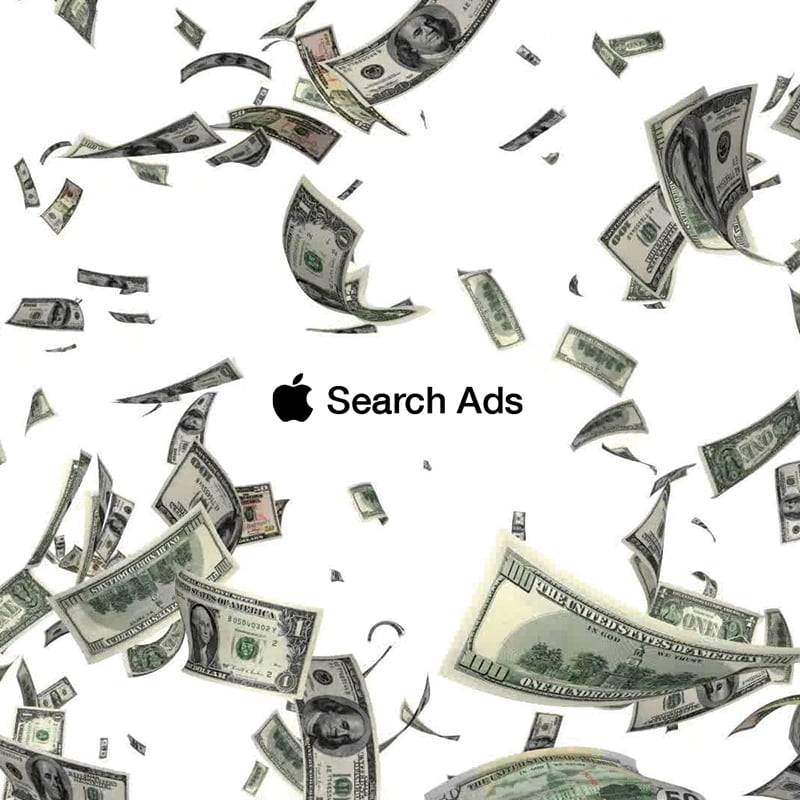 Apple Search Ads, money