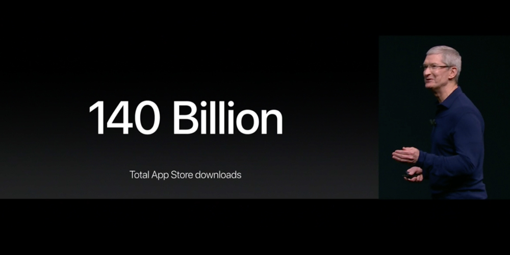 App Store - 140 billion downloads