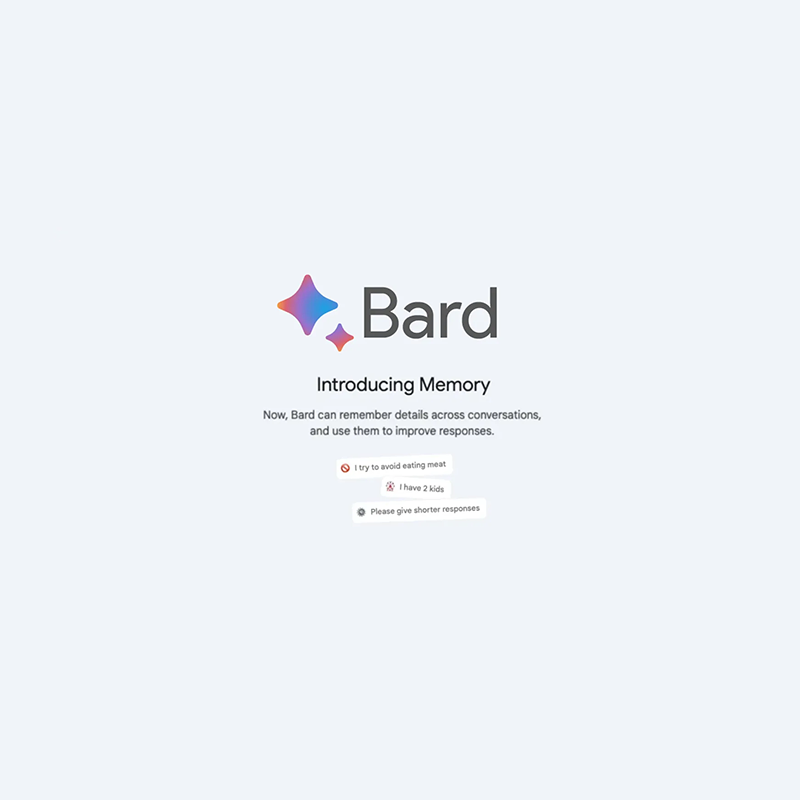 Google Bard, Memory