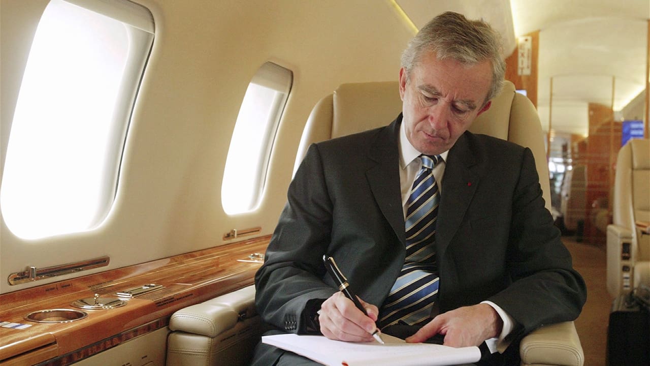 Bernard Arnault, private jet