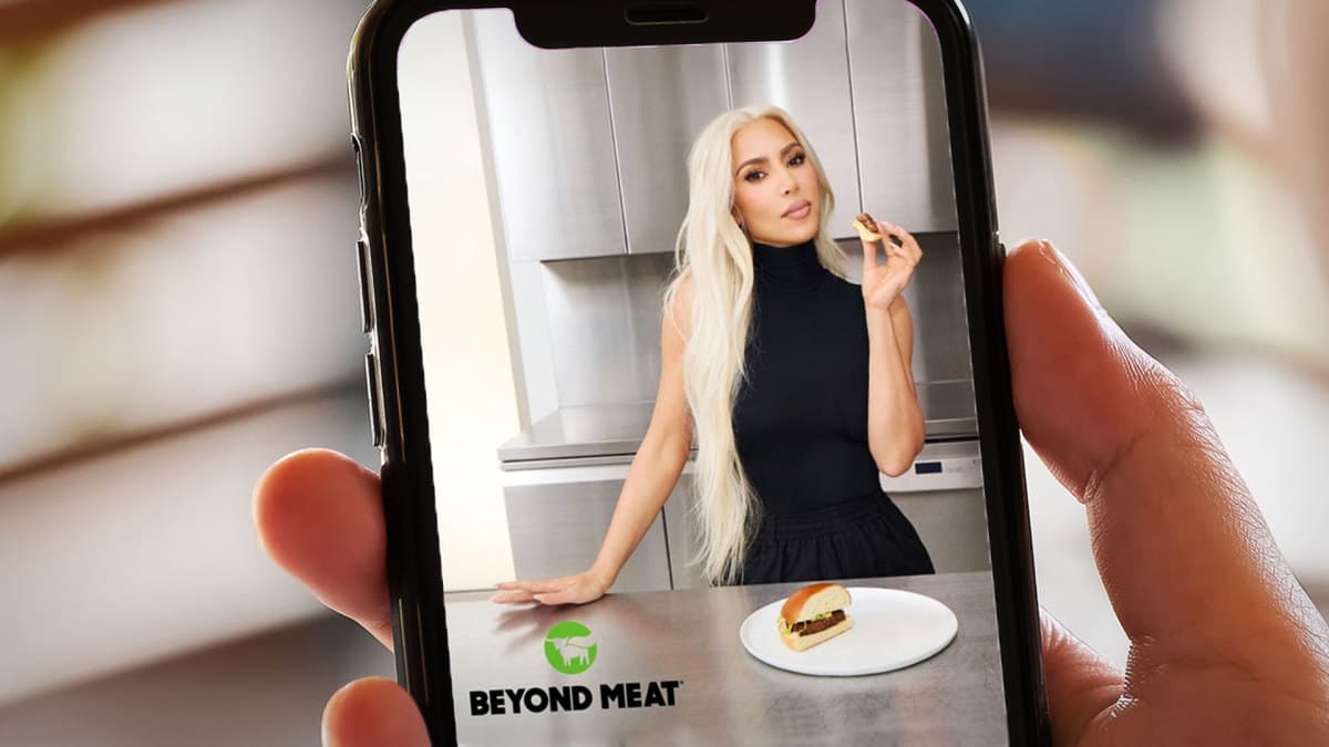 Kim Kardashian was hired as Beyond Meat's brand ambassador