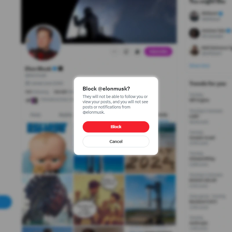 Block Elon Musk