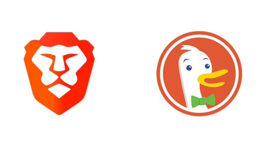 Brave and DuckDuckGo