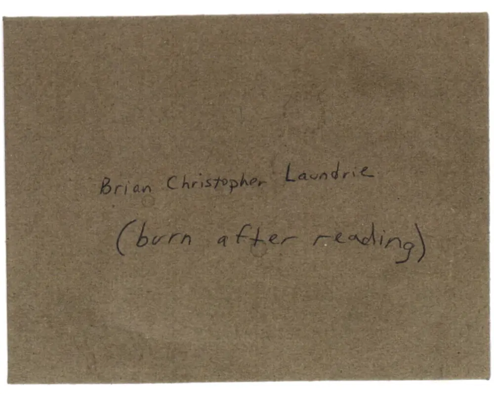Letter to Brian Laundrie