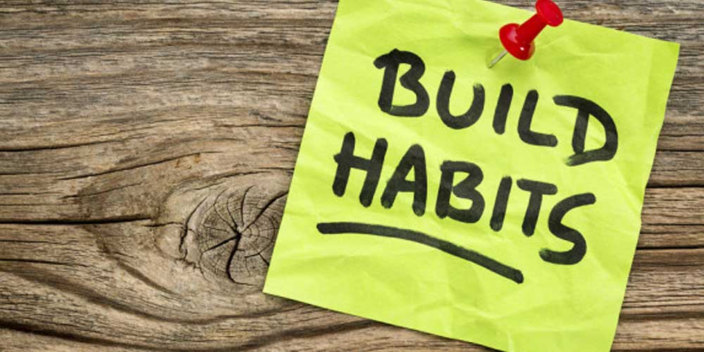 Build habits