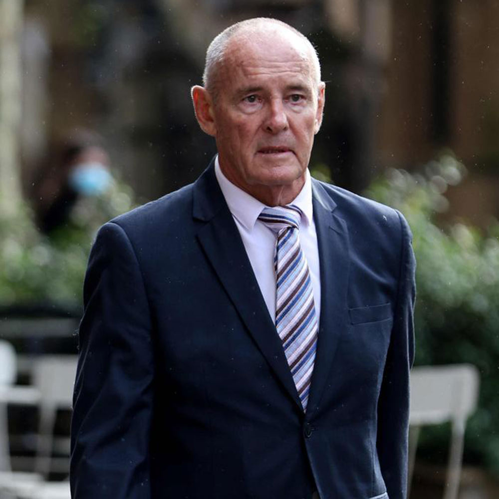 Chris Dawson attending his trial that puts an end to the 40 years old case that shook the whole Australia