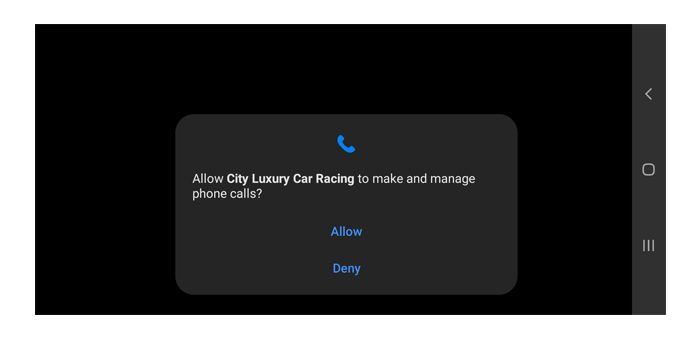 City Luxury Car Racing asks invasive permission
