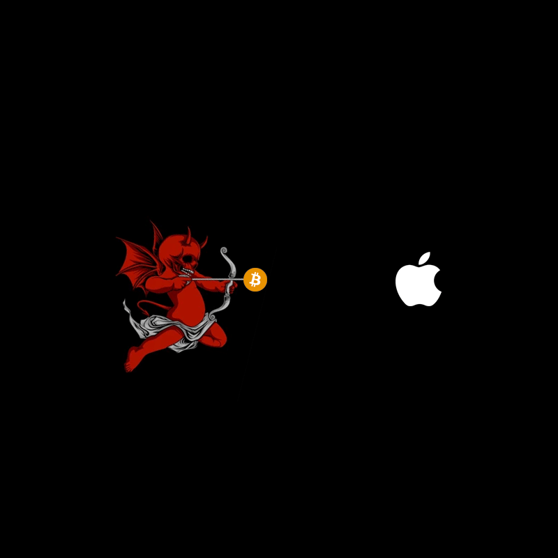 Cupid, Apple, Bitcoin