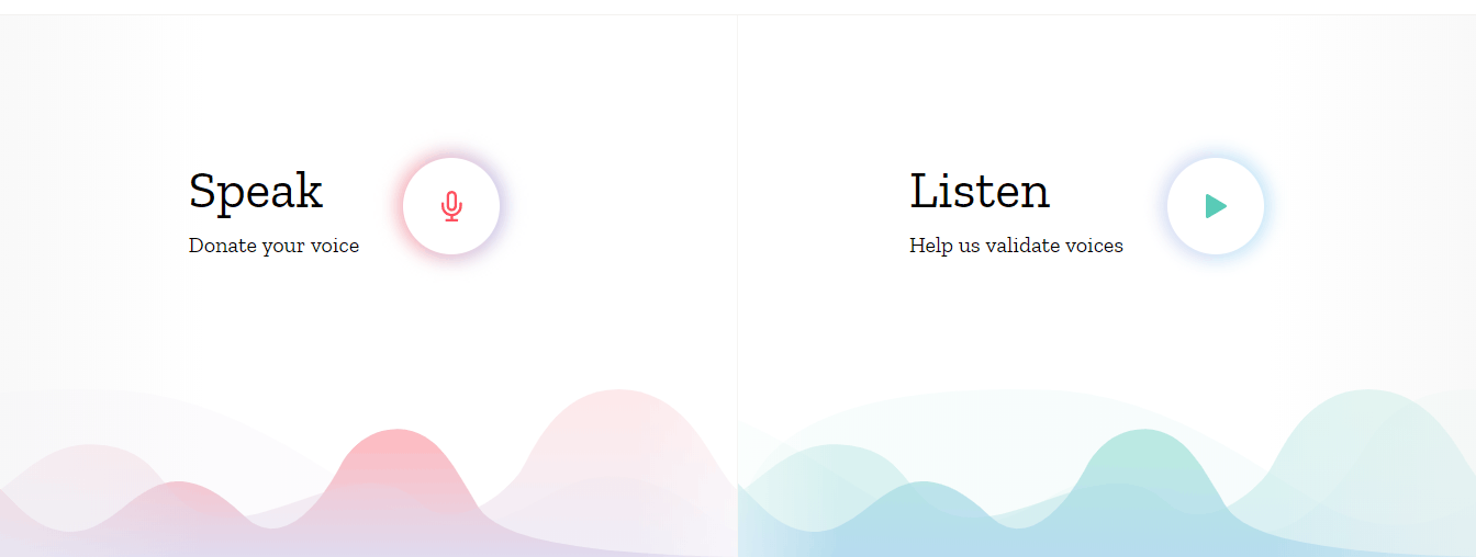 Speak - Listen (Mozilla Common Voice)