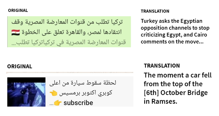 Examples of images sent in phishing emails to the exiled Egyptian politician Ayman Nour