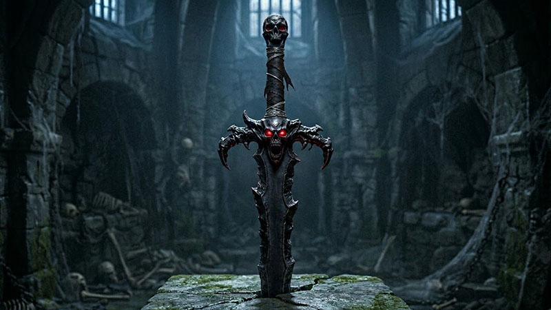 A dark sword