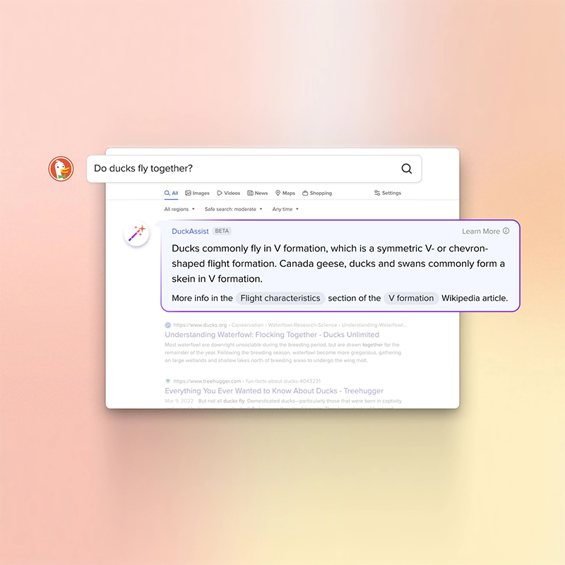 DuckDuckGo DuckAssist