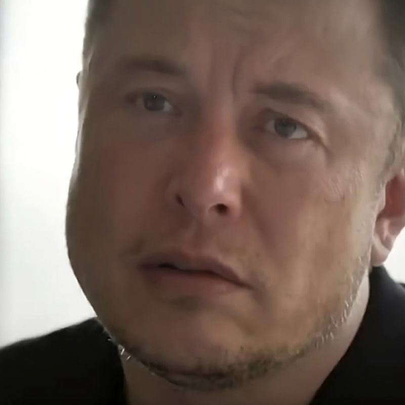 Elon Musk, admitting that he is working harder, and longer than what's normal.