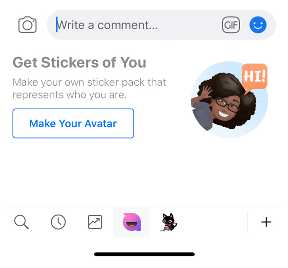 Facebook create Avatars