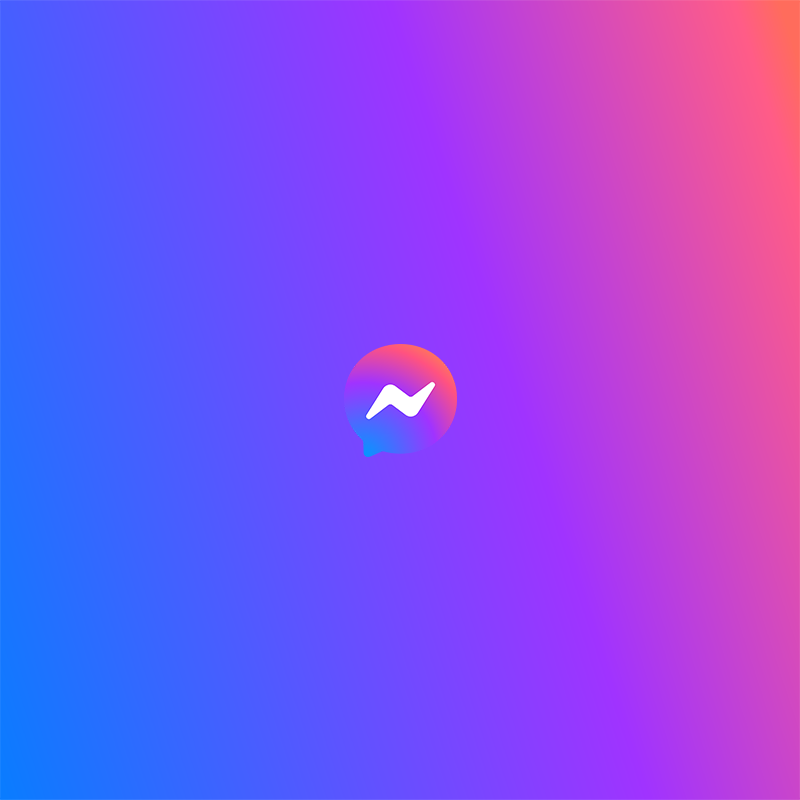 Facebook Messenger, gradient