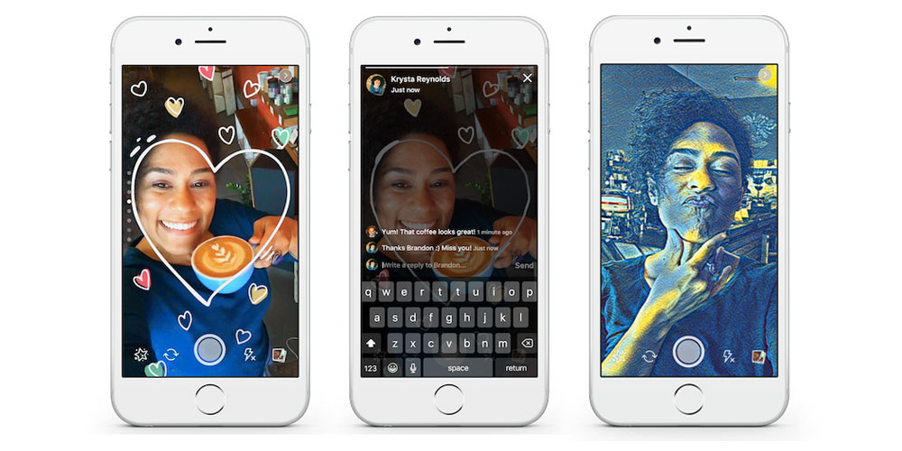 Facebook camera feature
