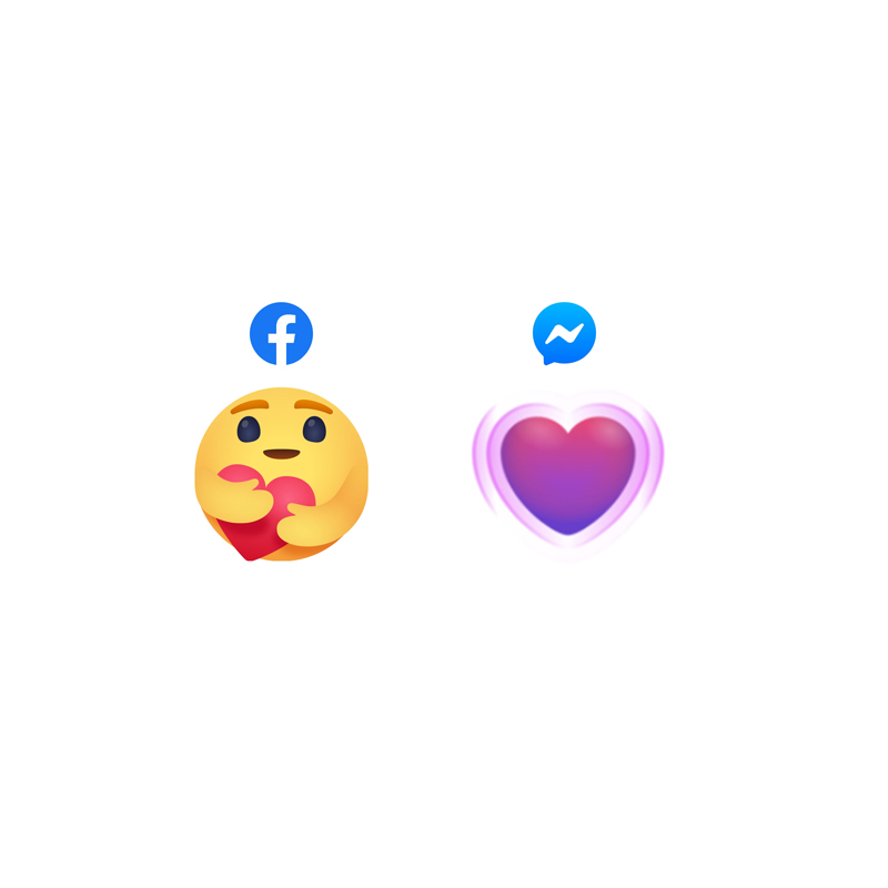 Facebook 'care' Reactions
