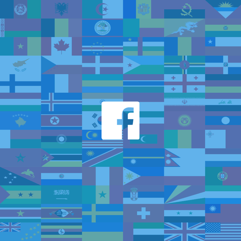 Facebook - flags