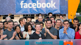 Facebook first year IPO anniversary