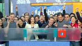 Facebook first year IPO anniversary