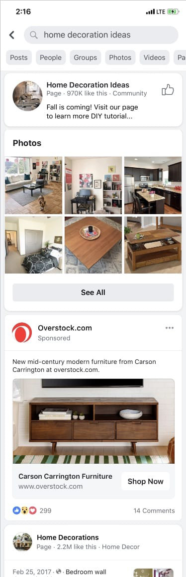 Facebook Search Ads