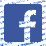 Facebook logo - trending