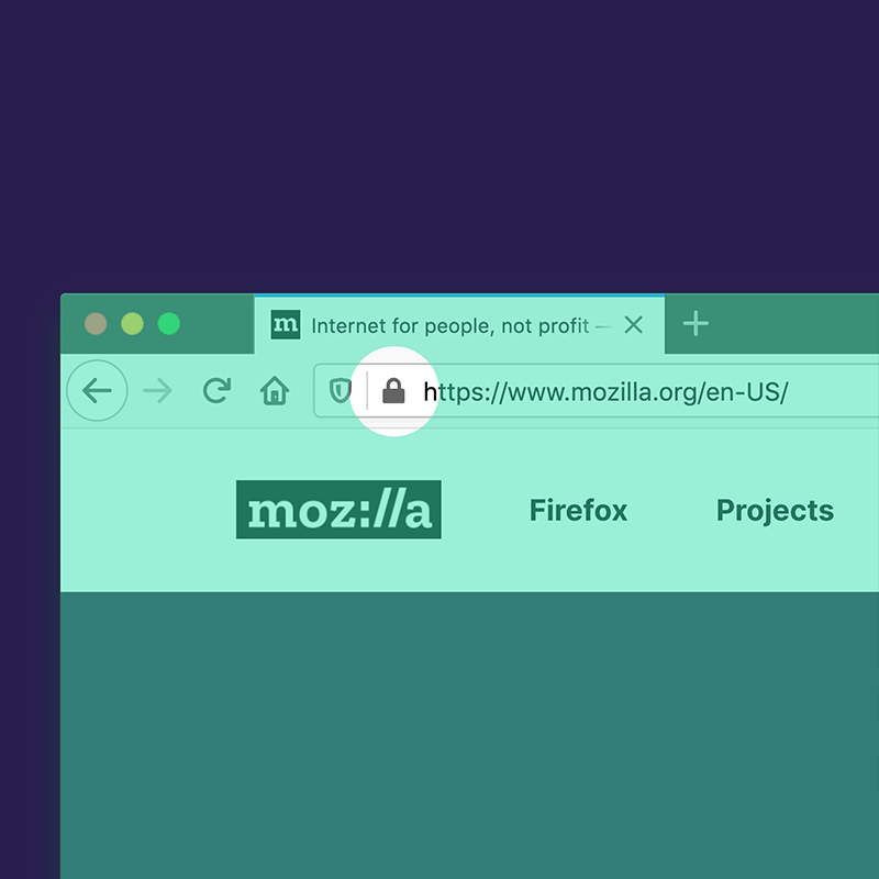 Mozilla Firefox 83 with 'HTTPS-Only Mode'