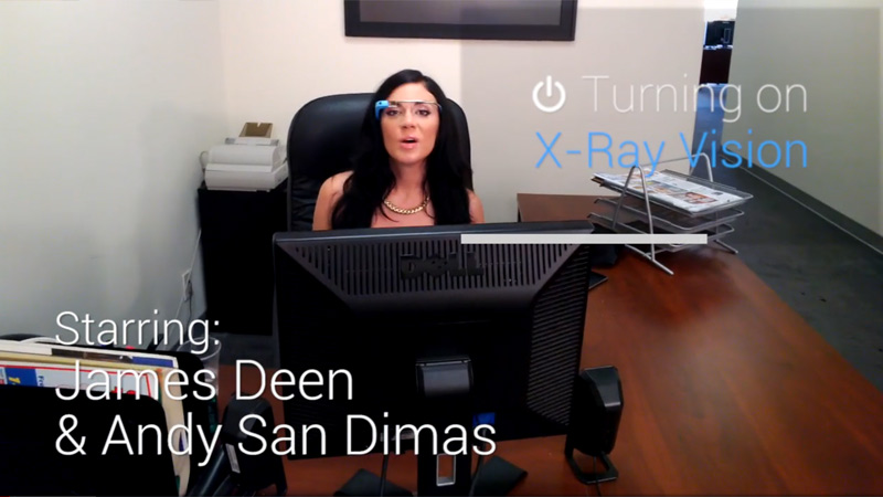 First Google Glass porn