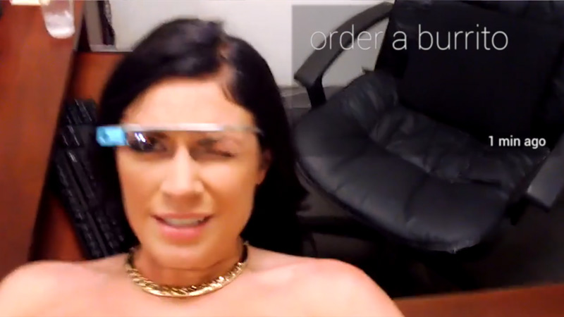 First Google Glass porn
