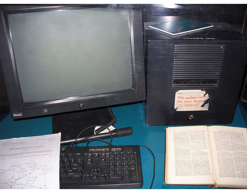 The world's first web server