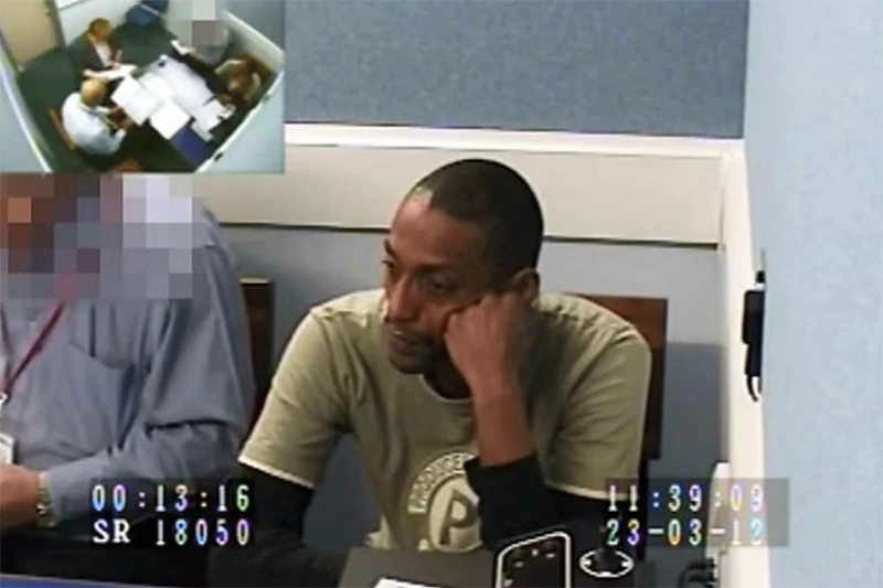 Mohammed Karrar during questioning