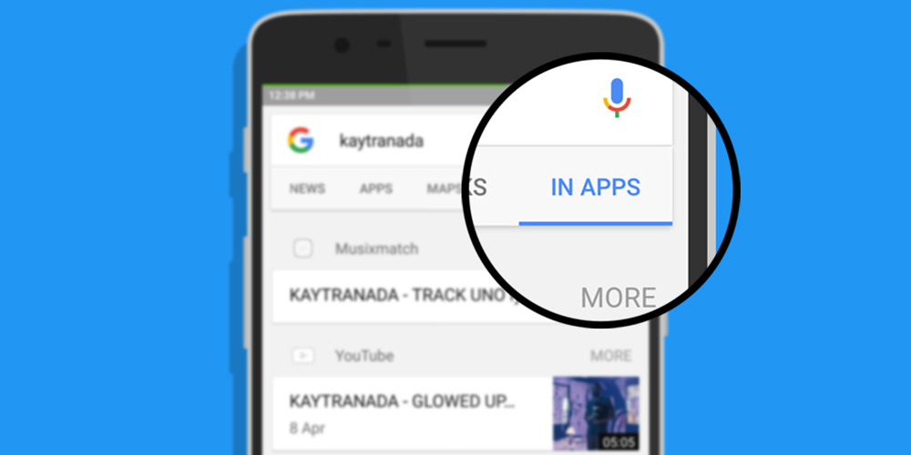 Android - Google In Apps tab