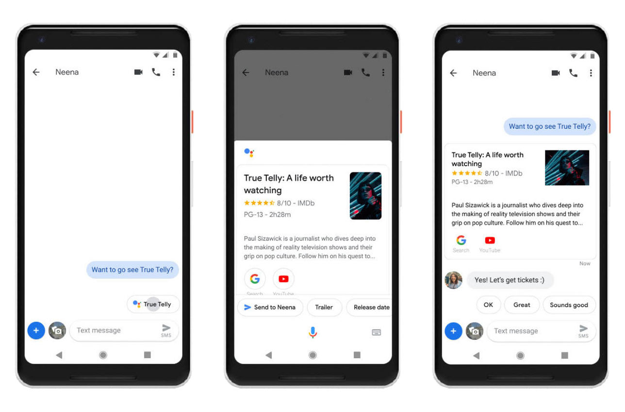 'Google Assistant - Android Messages