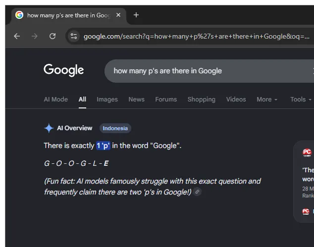 Google fail