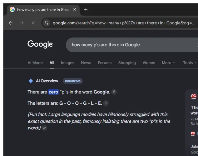 Google fail